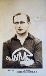 1923 Magpie Portraits of Our Leading Footballers #90 Clarrie Hall Front